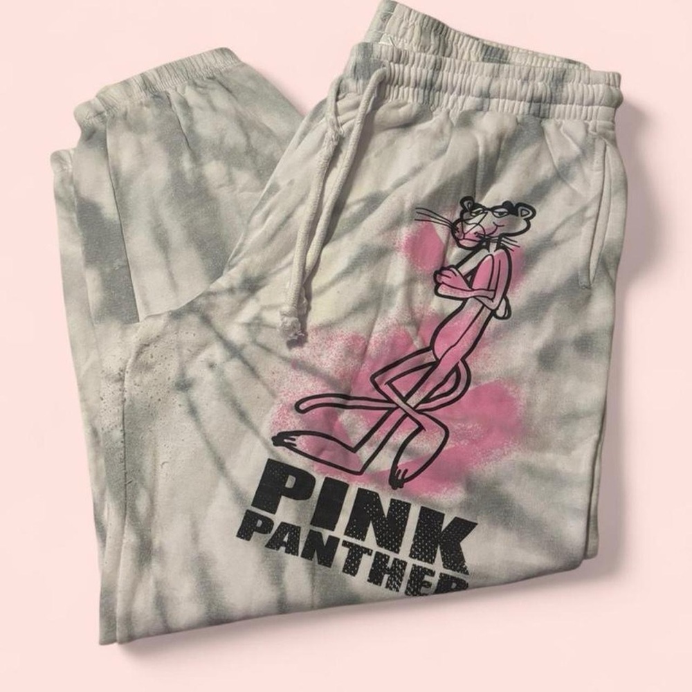 Pink Panther Tie-Dye Sweatpants
